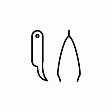 surgery tools icon sign vector