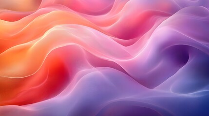 purple silk background, abstract colorful background, abstract background with colorful lines, Flowing pink and purple fractal lines create a soft, abstract wavy textile design