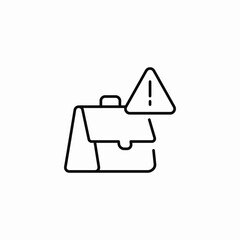 work warning icon sign vector