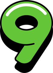 Vector Sticker Icon 9