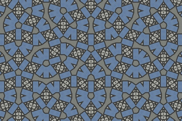 Seamless Template Perspective Wallpaper Background Design Texture Fashion Digital Textile Visual Shape Interior Tile Luxury Geometric Graphic Fabric Decoration Cloth Endless Symmetric Art Pattern.