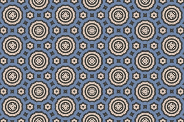 Seamless Decoration Geometric Perspective Wallpaper Template Tile Visual Fashion Background Interior Shape Digital Fabric Art Luxury Textile Texture Symmetric Graphic Endless Cloth Design Pattern.
