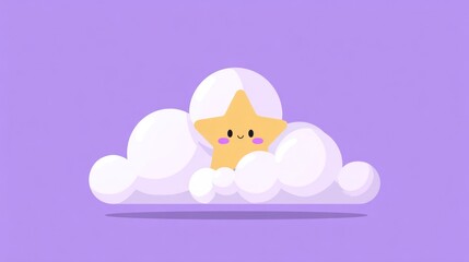 Cute star in a cloud (1)