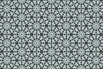 Seamless Decoration Geometric Perspective Wallpaper Template Tile Visual Fashion Background Interior Shape Digital Fabric Art Luxury Textile Texture Symmetric Graphic Endless Cloth Design Pattern.