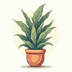 plant in the pot design