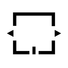 Aspect ratio icon vector illustration