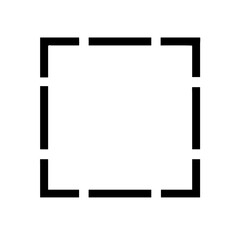 Border icon vector illustration