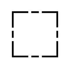 Border inner icon vector illustration