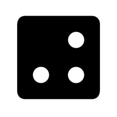 Dice icon vector illustration