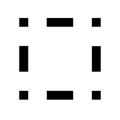 Border top icon vector illustration