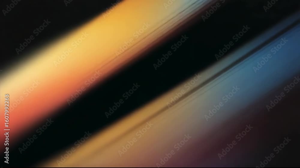 Poster dynamic streaks of colorful light racing across a dark background in motion visuals