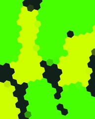 Pixelated green abstract pattern with bright and dark areas, perfect for tech or digital-themed backgrounds
