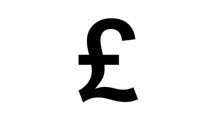 Bold pound currency symbol