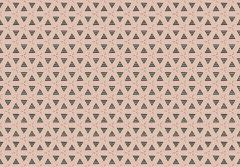 Seamless Graphic Texture Cloth Textile Endless Art Perspective Design Visual Decoration Wallpaper Tile Luxury Digital Geometric Fabric Interior Background Fashion Symmetric Shape Template Pattern.