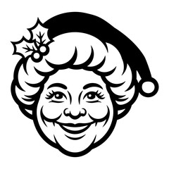 Mrs Claus Face