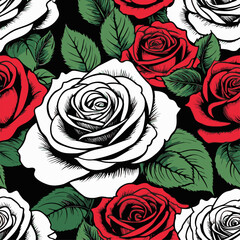 vector rose flower illustration for graphic design