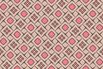 Seamless Tile Decoration Textile Texture Luxury Background Art Symmetric Graphic Endless Interior Shape Perspective Fashion Digital Wallpaper Design Fabric Geometric Cloth Template Visual Pattern.