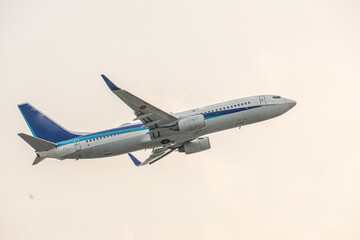 airplane in the sky