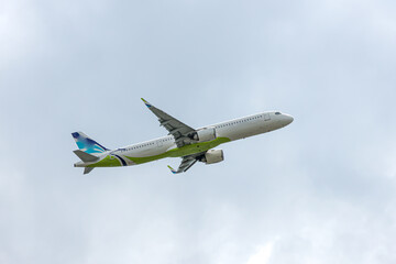 airplane in the sky
