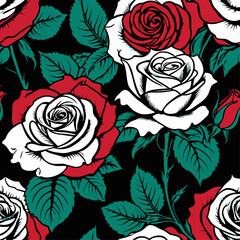 vector rose flower illustration for graphic design