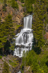 Undine Falls in Yellowstone National Park