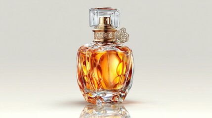and keyword list based on the image

 Perfume Bottle Reflects Golden Hue on Studio Tabletop - Luxurious, Classy Display.