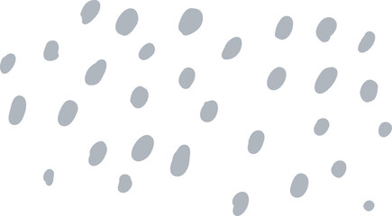 Line Art Gray Oval Speckled Texture