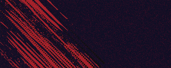 Halftone dots red and blue color pattern gradient grunge texture background. Dot pop art comic sport style vector illustration. grunge vector dots