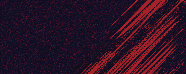 Halftone dots red and blue color pattern gradient grunge texture background. Dot pop art comic sport style vector illustration. grunge vector dots