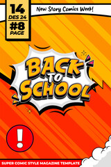 Colorful Back To School Graphic Design