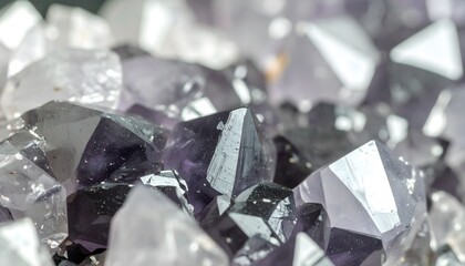 Raw amethyst geode with visible crystalline texture