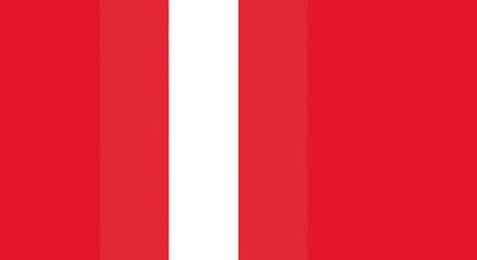 Obraz premium Flags of Peru vector design