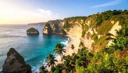 Diamond Beach Nusa Penida peaceful coast