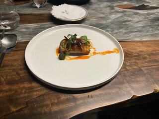 Elegant Fine Dining Multi-Course Gourmet Tasting Menu with Artful Plating