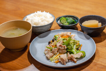 Japanese Dinner / 和食の夕食