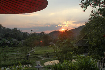 Sunset Mae Hong Son