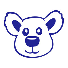 Bear Happy Smile Cute Teddy Friendly Comic Grizzly