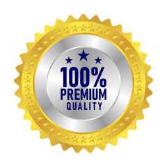 100% Premium Quality Gold Medal Badge with Red Ribbon and Best Quality Assurance