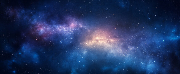 Fototapeta premium Cosmic vista A breathtaking view of the Milky Way galaxy