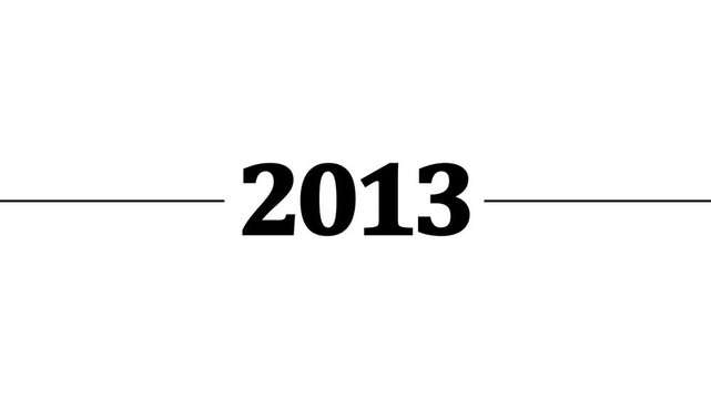 Numbers Background Loop Black - Stock Video.Time travel, white numbers counting down to the past. Time machine. 4k video for your project.