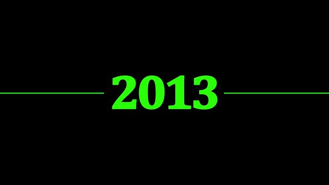 Financial Numbers going up.Countdown to the year 2025.Time travel, white numbers counting down to the past. Time machine. 4k video for your project.