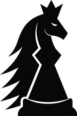  chessboard horse vector art illustration