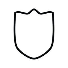 Fototapeta premium Shield Icon. Shield Illustration Symbol of Protection. Product Protection and Customer Protection.