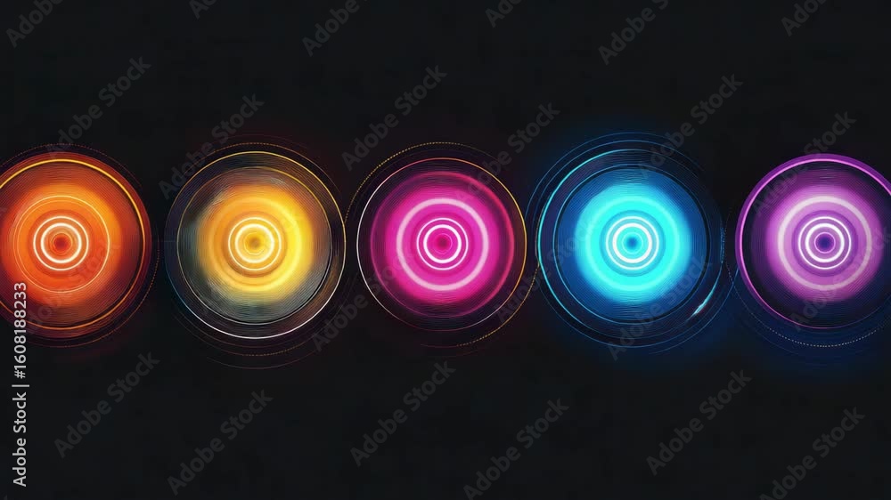 Poster abstract city lights background with colorful glowing lines and bokeh effect