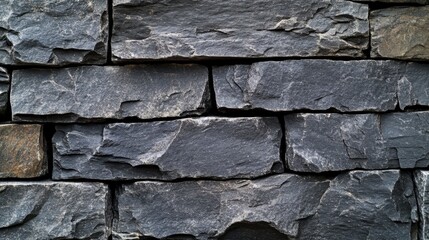 Dark Grey Stone Wall Texture