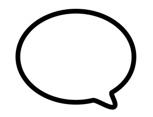 speech bubble icon 03A : bubble, speech, icon, symbol, illustration, vector, design, speech balloon icon, comics, cartoon style