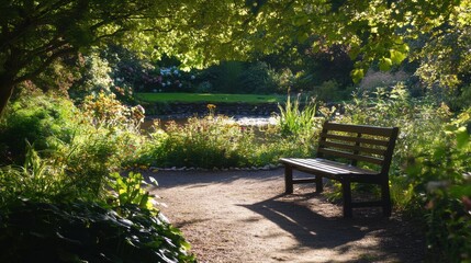 Serene Garden Bench