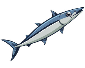 fish isolated on white