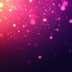 Abstract background with bokeh lights and a gradient of pink purple and yellow creating a dreamy effect