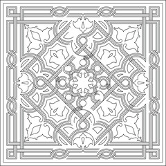 Highly Intricate Layered Geometric Star Pattern